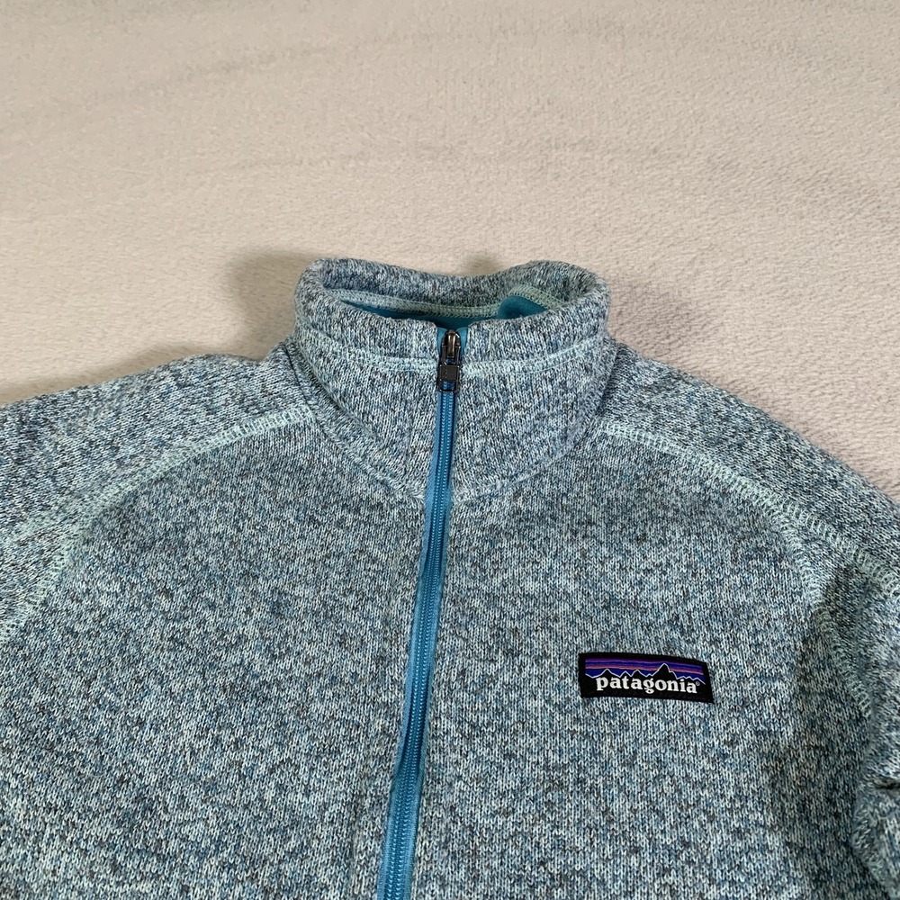 Patagonia Better Sweater Jacket Womens Small Blue Full Zip Fleece Hiking Ladies - Picture 2 of 9